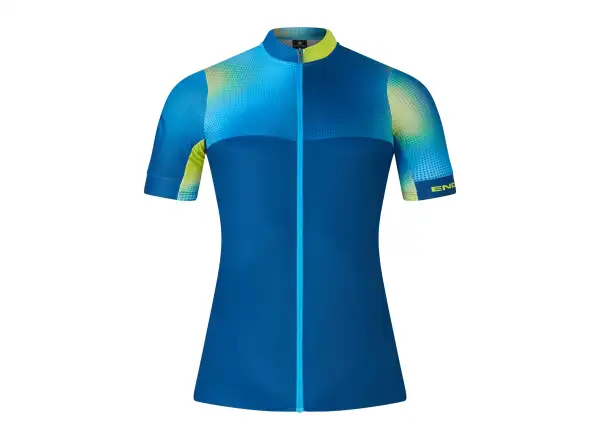 Endura FS260 Bitmap Herren-Trikot Kurzarm Barra Blue