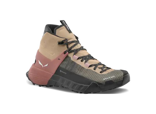 Salewa Wildfire NXT Mid GTX Damen-Wanderschuhe Quicksand/Etruscan Red