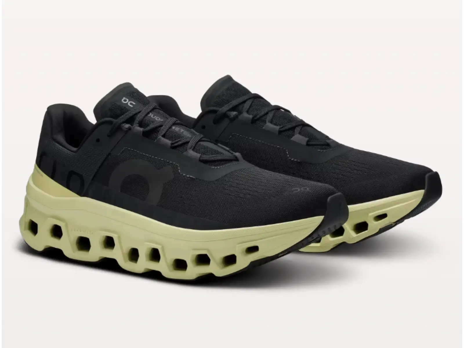 ON Cloudmonster Herren Laufschuhe Schwarz/Akazie