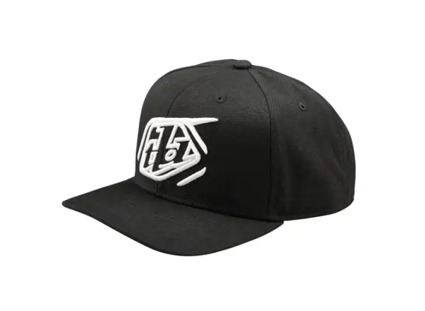Troy Lee Designs Flat Bill Snapback Kappe schwarz