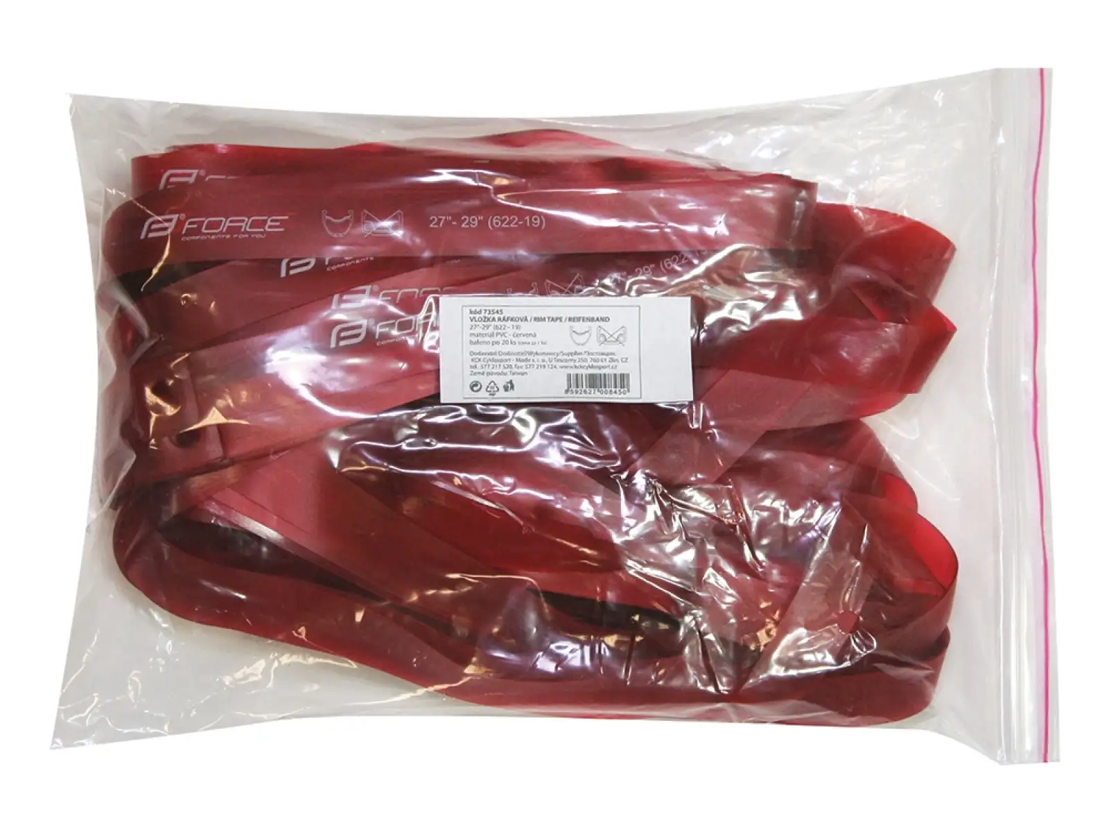 Force Felgenband 27-29" (622-19) rot