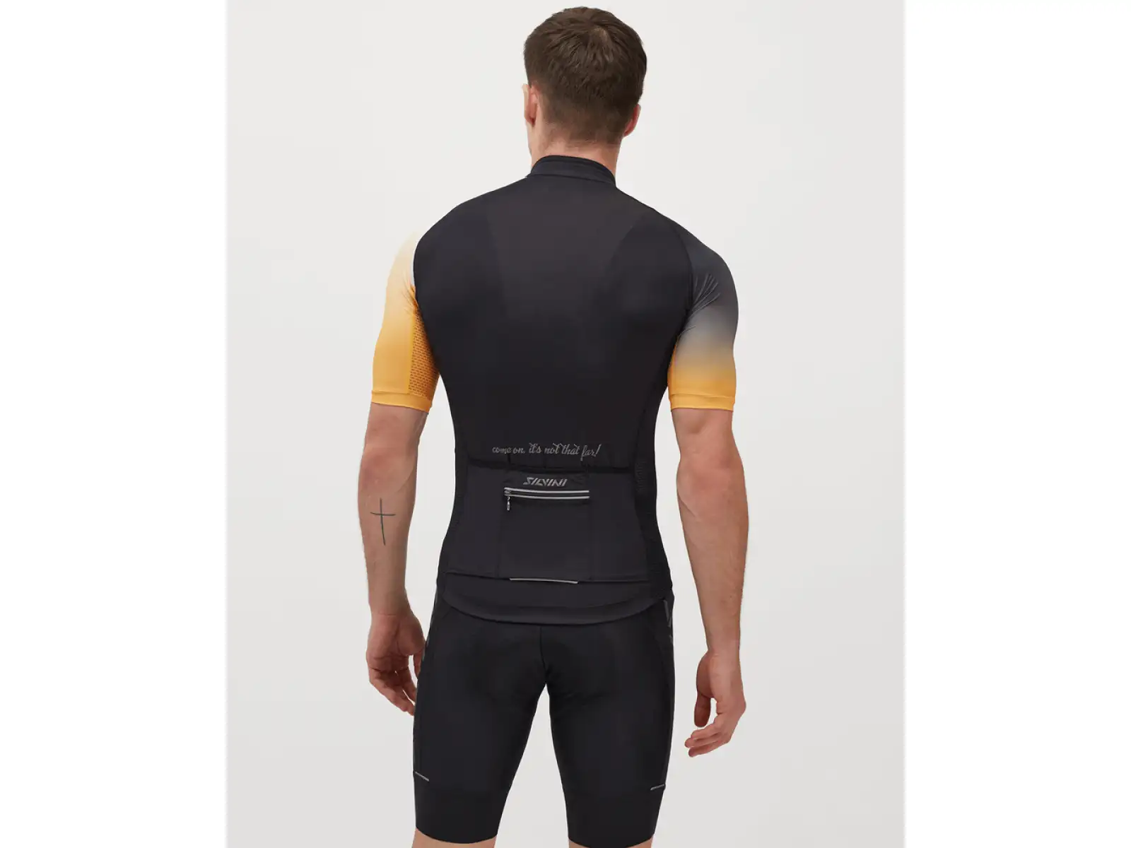 Silvini Mazzano Herren Kurzarmtrikot schwarz/gelb