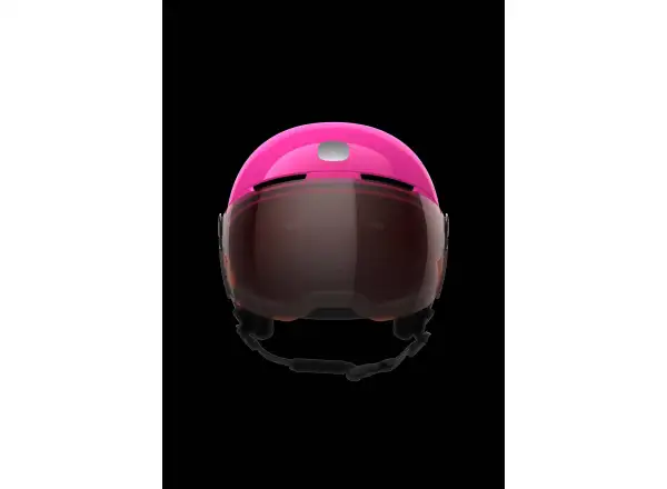 POC POCito Obex Visor Kinder-Skihelm Fluorescent Pink