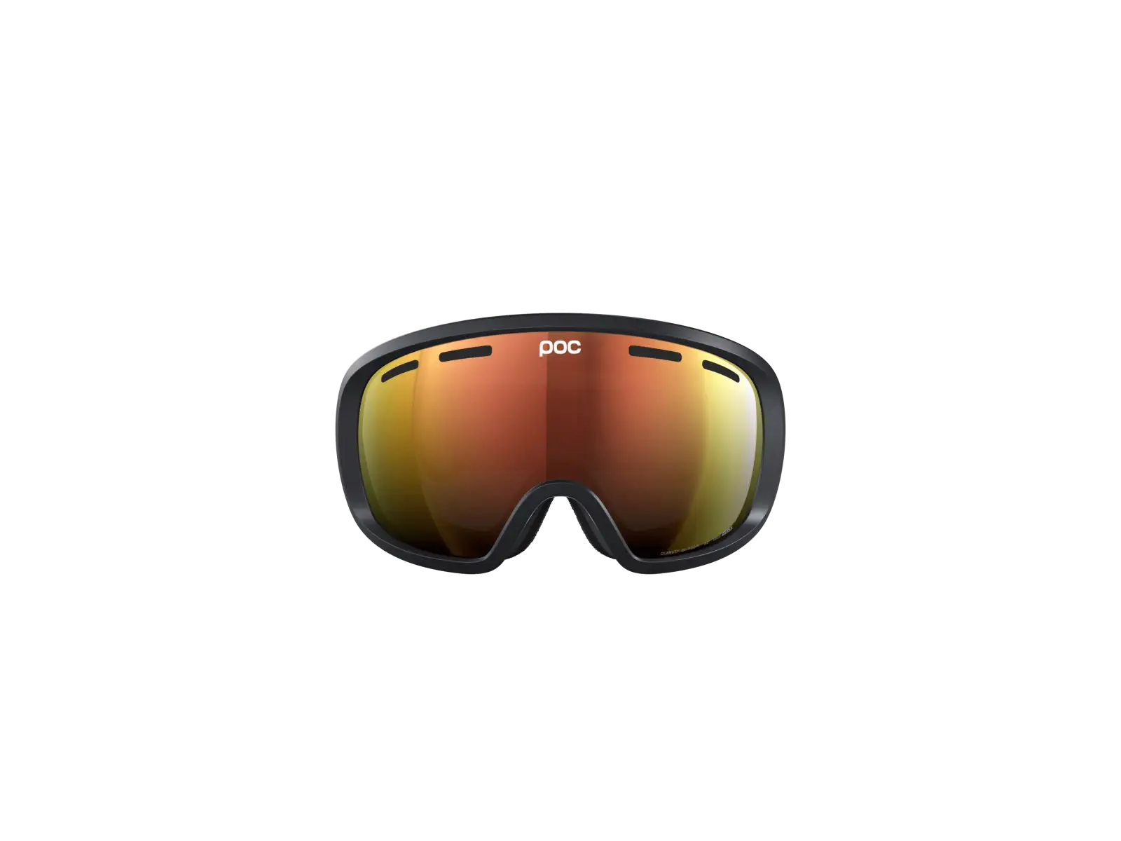 POC Fovea Skibrille Uranium Black/Partly Sunny Orange