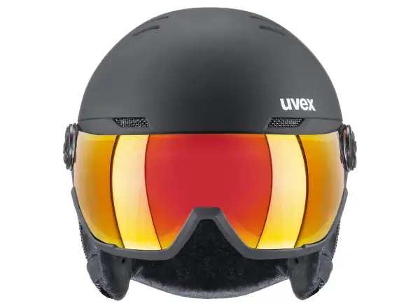 Uvex Wanted Visor Skihelm black matt