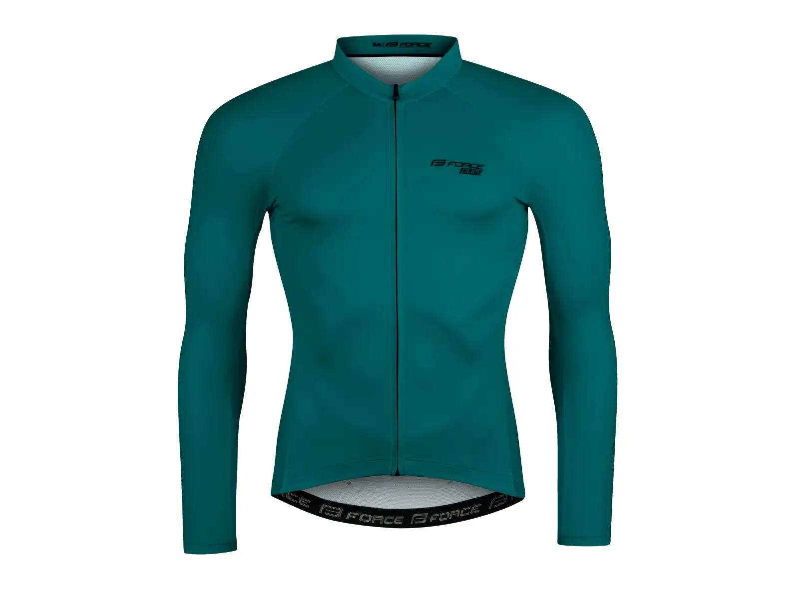 Force Pure Herren-Trikot Langarm Petrol