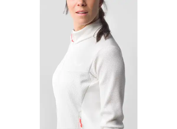 Salewa Puez Waffle HYB PL Damen Fleecejacke Weiß