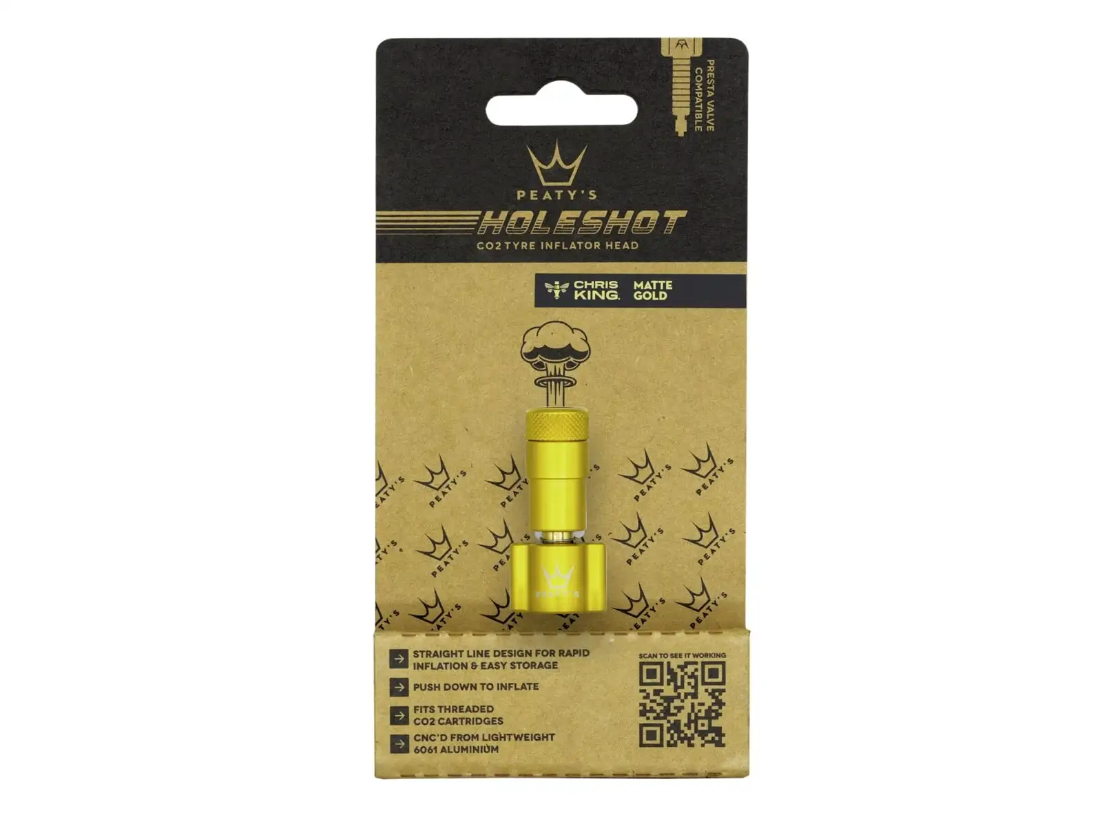 Peatys Holeshot CO2 Pumpkopf Gold