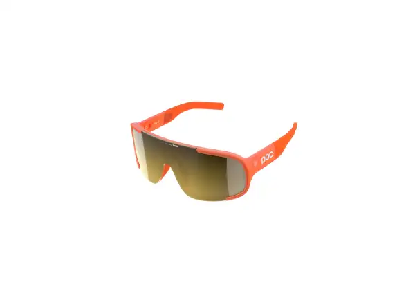 POC Aspire WF Sonnenbrille Fluorescent Orange Translucent/Clarity Road/Partly Sunny Gold