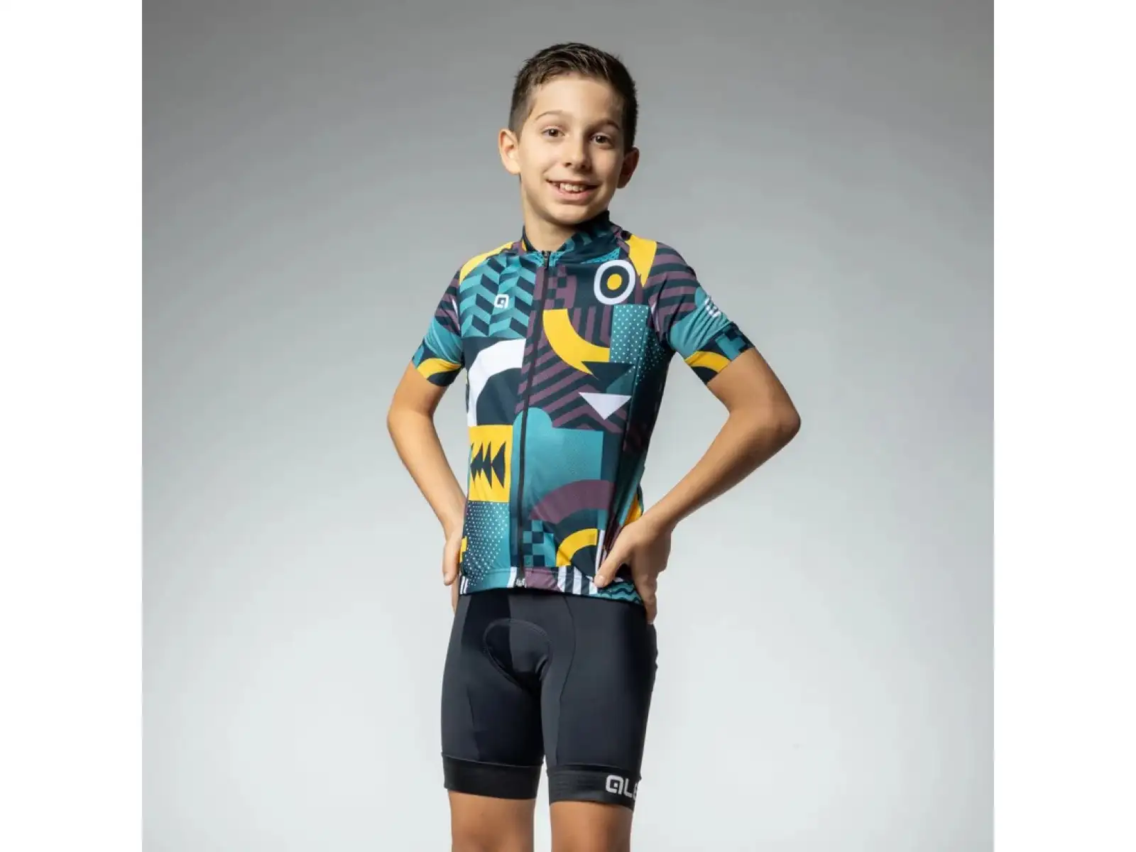Kindertrikot Alé Kid Games Cocoa Brown