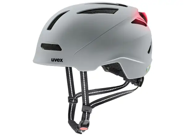 Uvex Urban planet LED Helm Rhino matt
