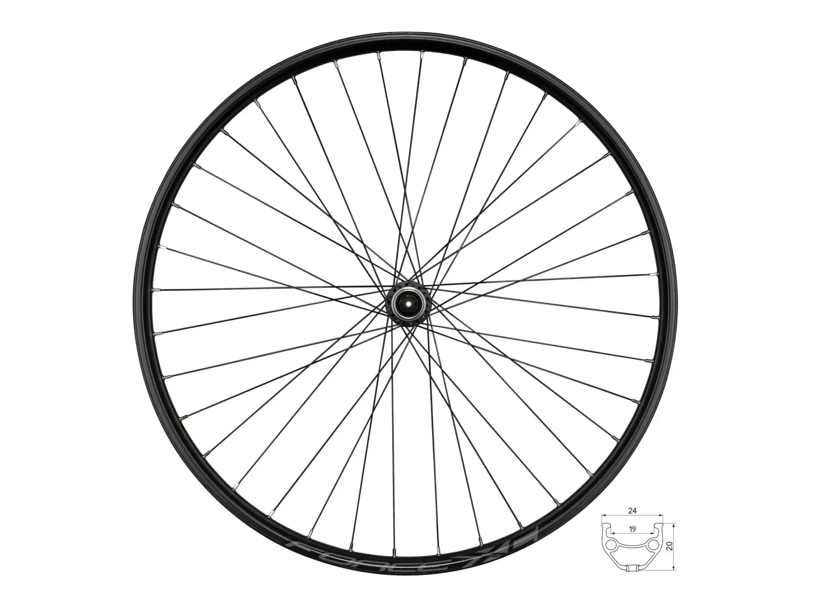 Force XC Disc 29 CL Hinterrad Shimano Nabe