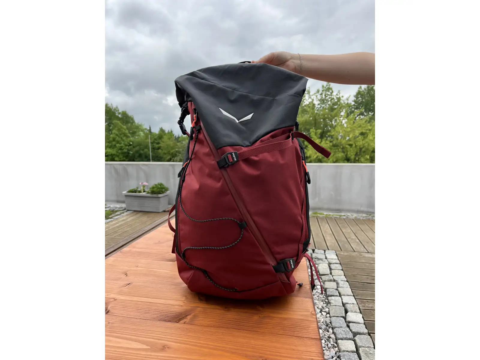 Salewa Puez Damen Rucksack 32 l + 5 l – Syrah/Black Out