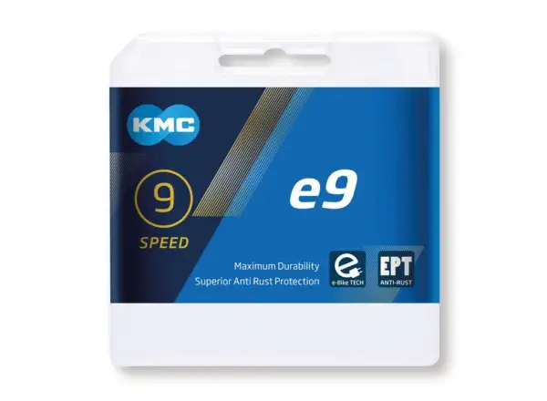 KMC e9 EPT Kette 136 Glieder grau