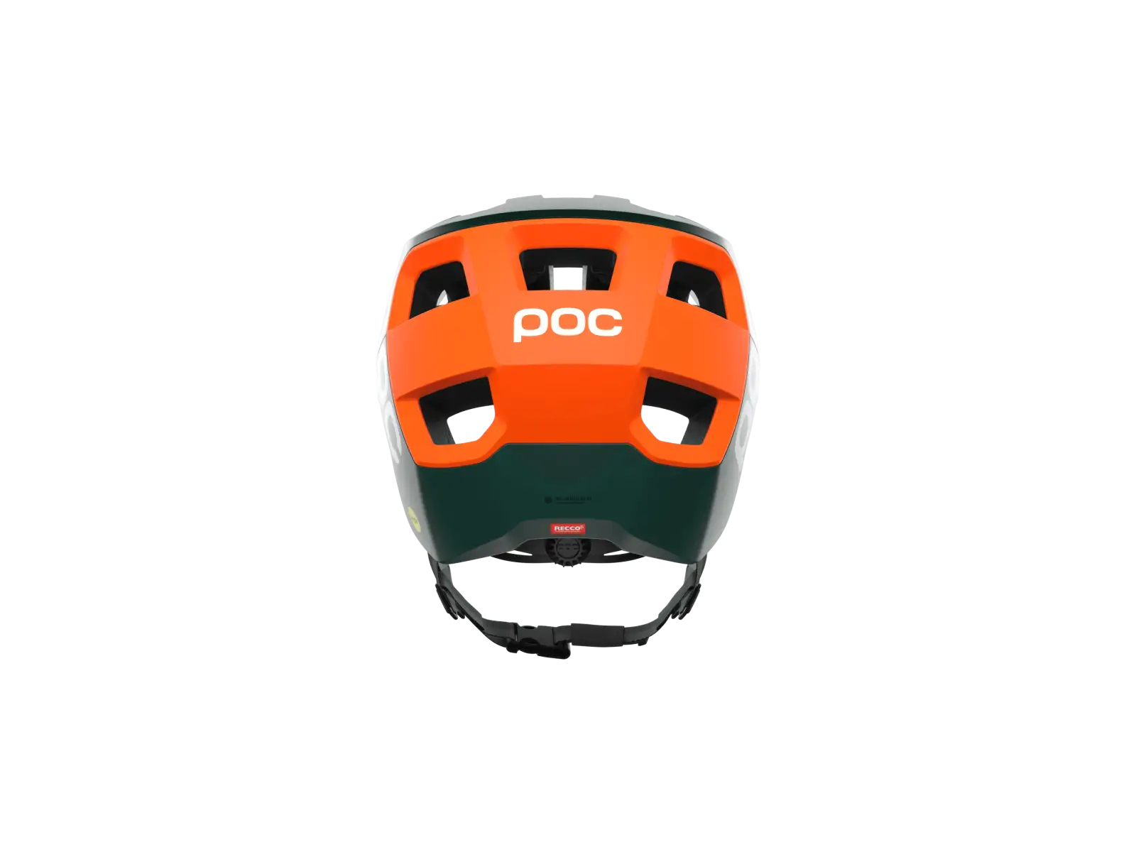 POC Kortal Race MIPS MTB Helm Pargasite Green Matt/Fluorescent Orange Matt