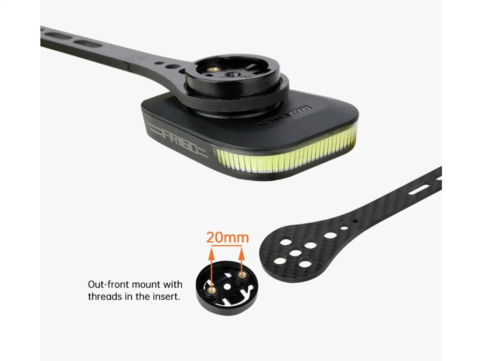 Ravemen untere Halterung für Lichter Reihe FR (Garmin)