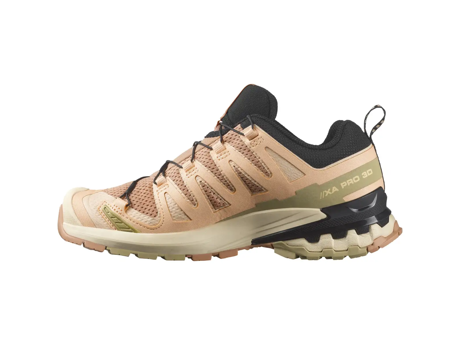Salomon XA PRO 3D V9 Damenlaufschuhe Cork/Peach Fuzz/Sponge