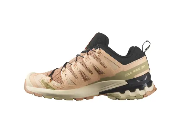 Salomon XA PRO 3D V9 Damenlaufschuhe Cork/Peach Fuzz/Sponge