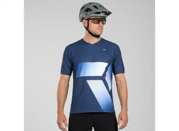 Silvini Gallo Herren lockeres Trikot Kurzarm Navy Cloud