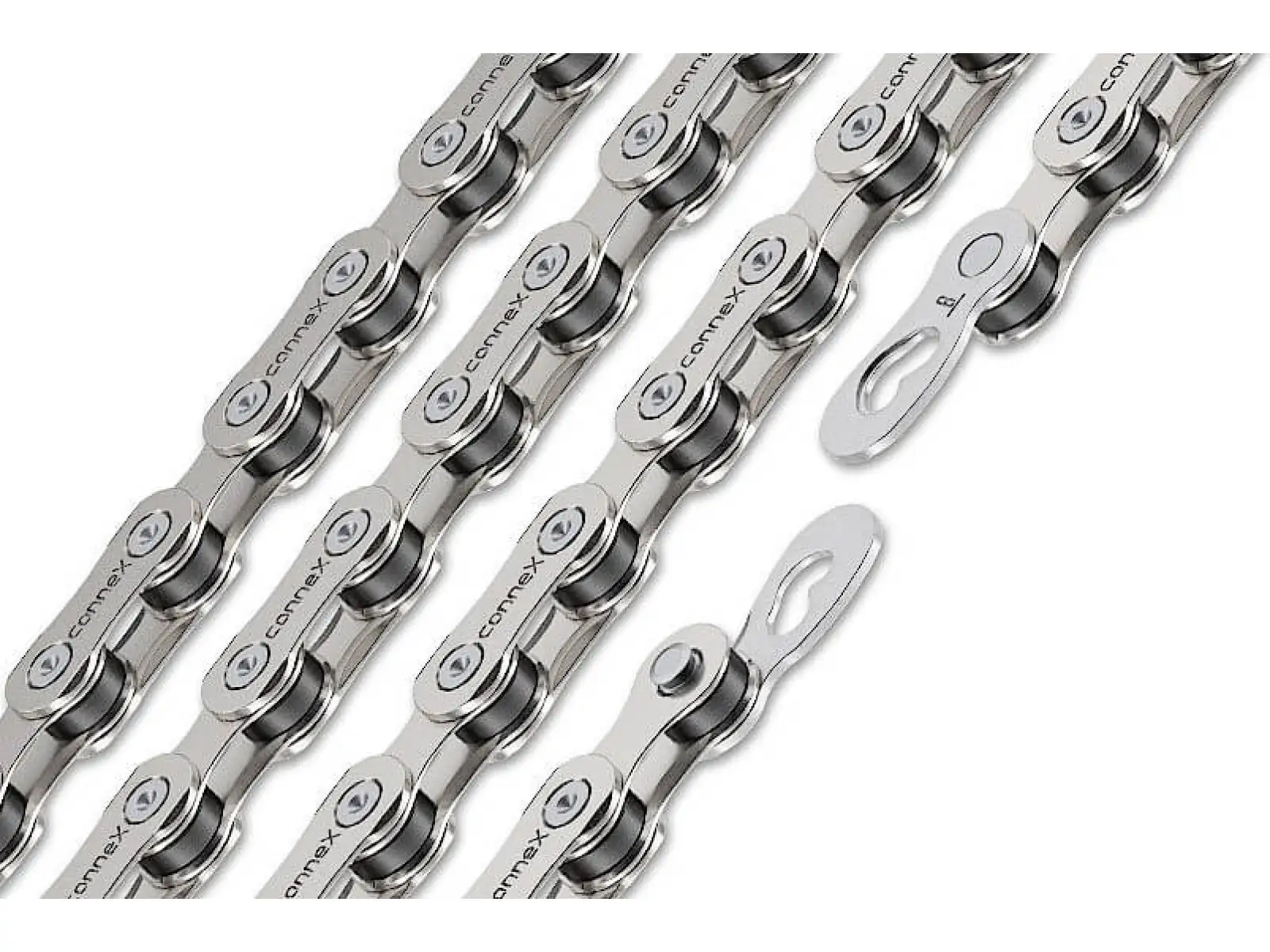 Connex 8sE Silberkette für E-BIKE mit 136 Gliedern.