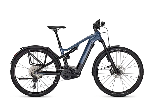 Focus Thron2 6.9 EQP ABS DI E-Mountainbike Stoneblue Glossy / Magicblack Glossy