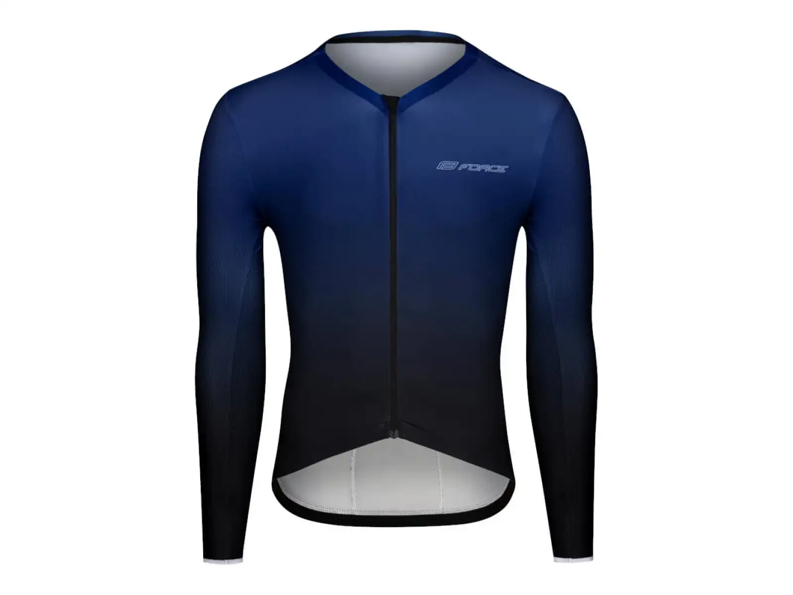 Force Smooth Herren Langarmtrikot Blau/Schwarz