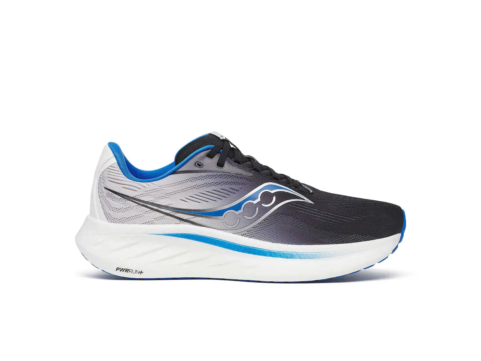 Saucony Ride 18 Herren-Laufschuhe Black/Skydiver