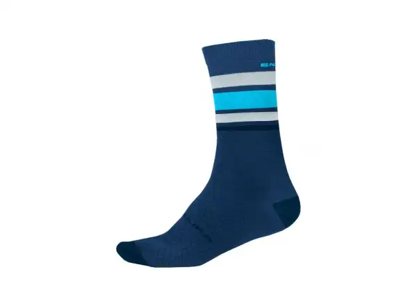 Endura Merino Stripe Socken Blaubeere