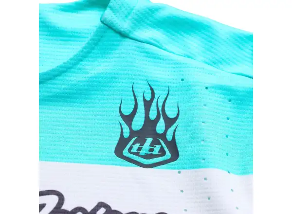 Troy Lee Designs Youth Sprint Pro Kindertrikot Langarm Yo Moto Carbon