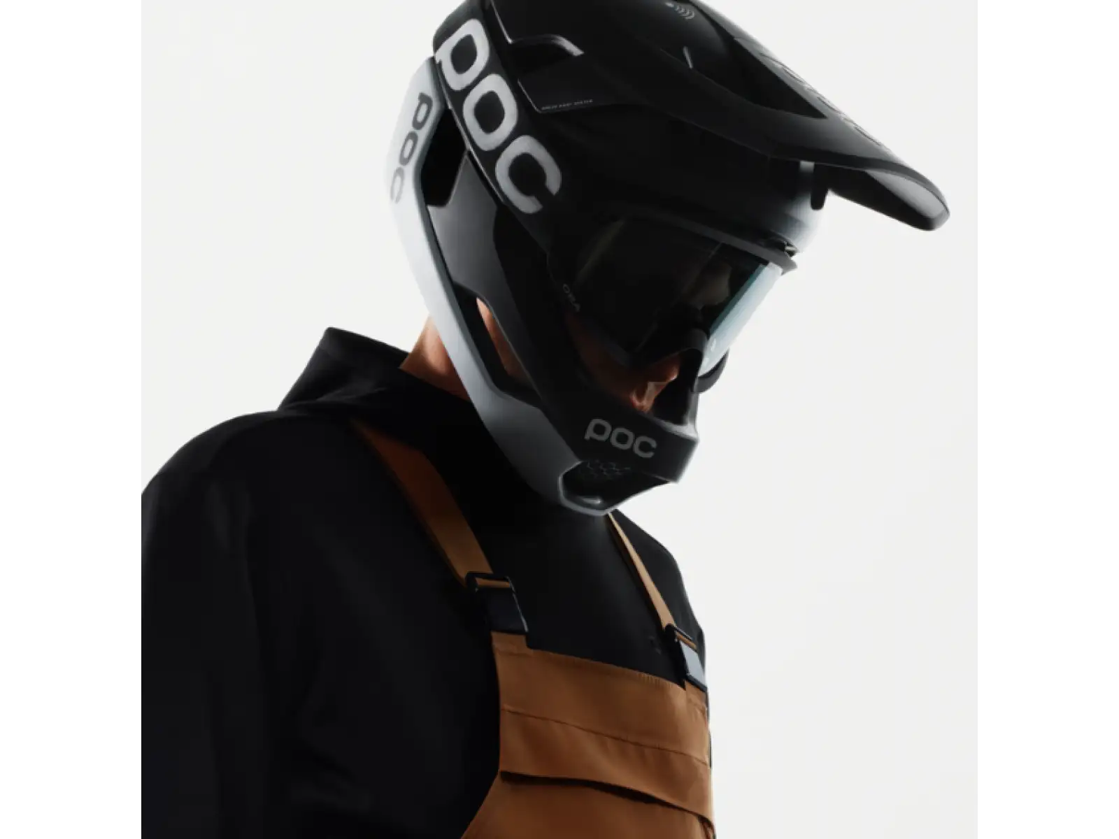 POC Otocon Race Mips Helm Uranium Black Matt/Hydrogen White