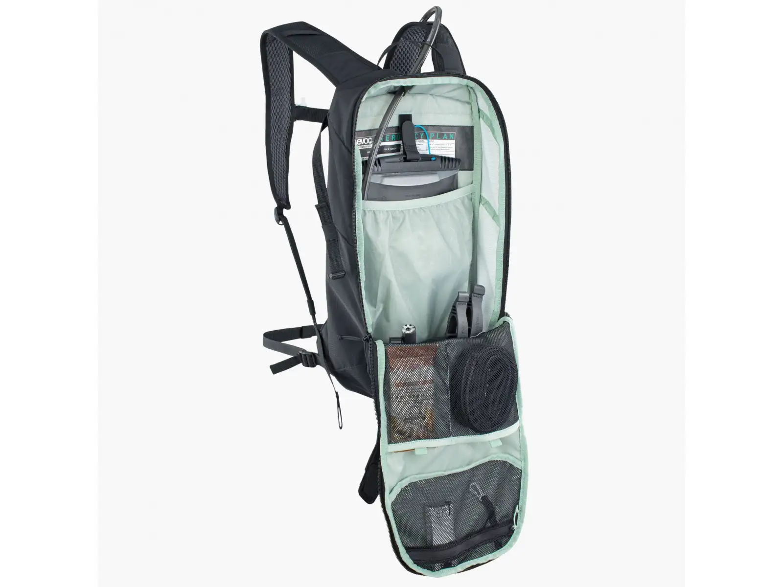Evoc Ride 8 Rucksack 8 l + Trinkblase 2 l black