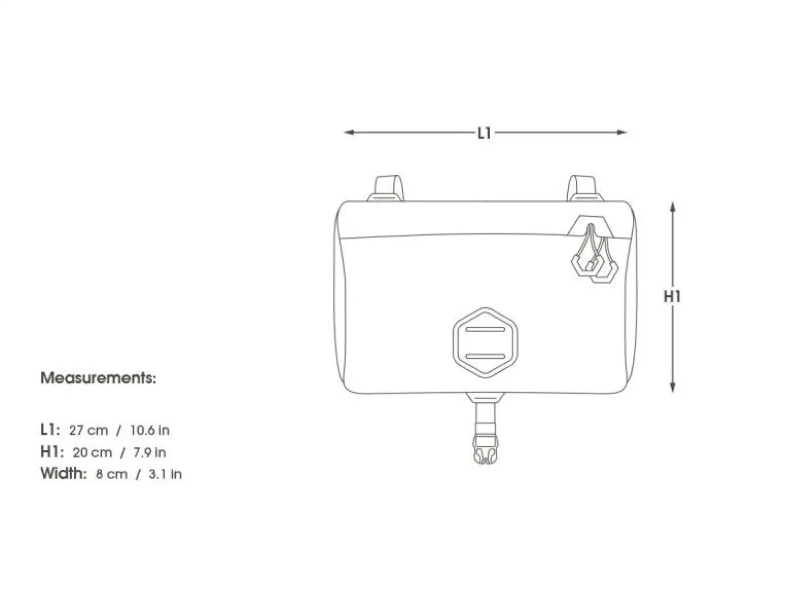 Apidura Expedition accessory pocket 4,5 l Lenkertasche