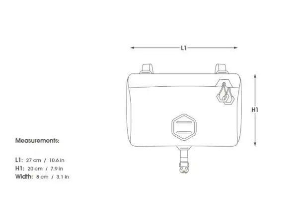 Apidura Expedition accessory pocket 4,5 l Lenkertasche