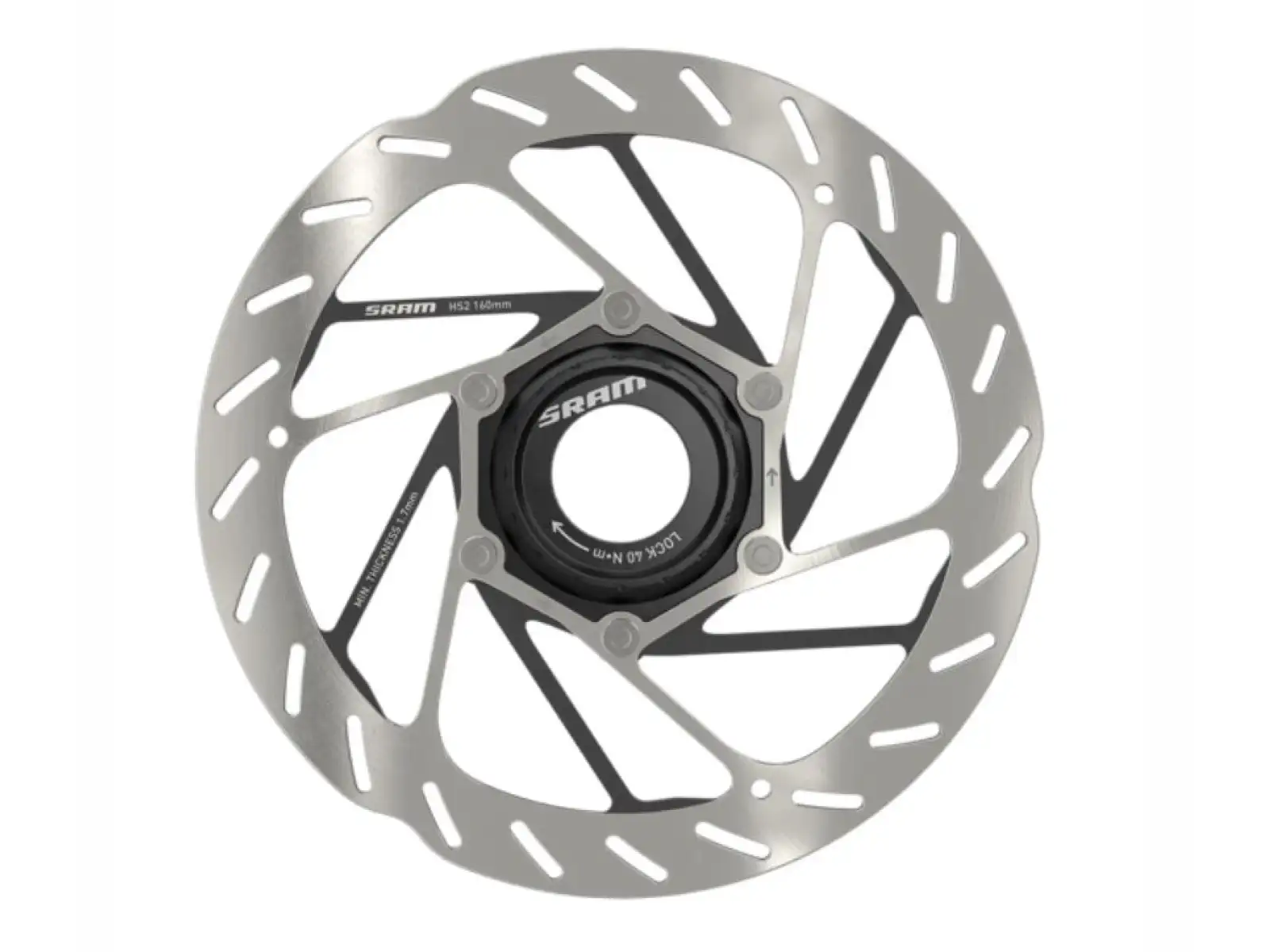 Sram HS2 Rounded CL Bremsscheibe 160 mm