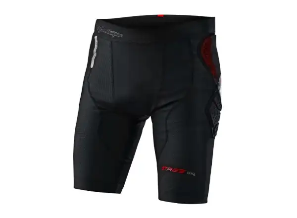 Troy Lee Designs Stage Ghost D3O Oberschenkel- und Gesäßschutz Shorts Black