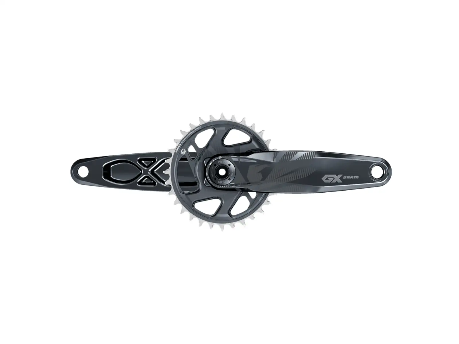 SRAM GX Eagle DUB 12-fach Kurbeln 175 mm 32 Zähne Lunar-Grau