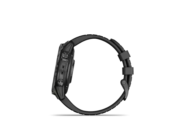 Garmin fenix 7 Pro Sapphire Solar Edition Smartwatch Carbon Grey DLC Titanium/Black