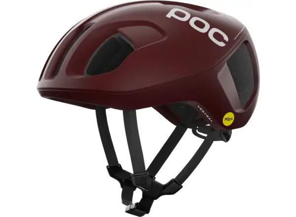 POC Ventral MIPS Helm Garnet Red Matt