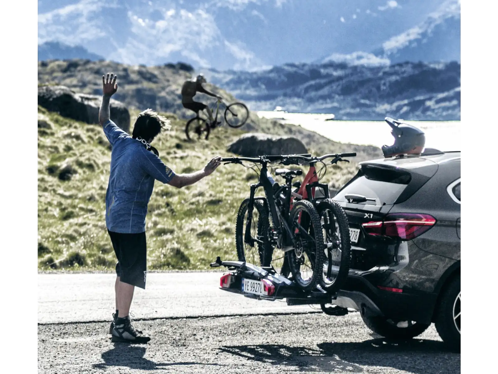 Thule VeloSpace XT Träger für Anhängerkupplung für 2 Fahrräder