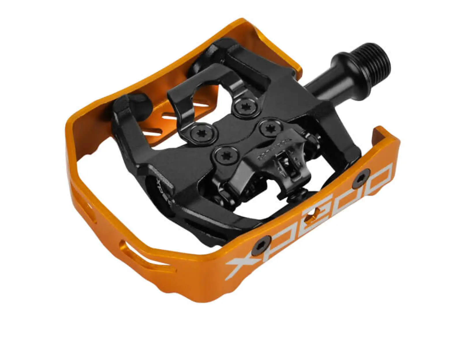 X-pedo Milo SPD Klickpedale schwarz/orange