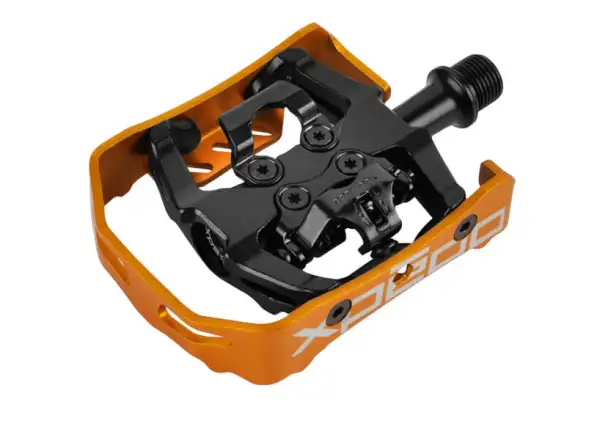 X-pedo Milo SPD Klickpedale schwarz/orange
