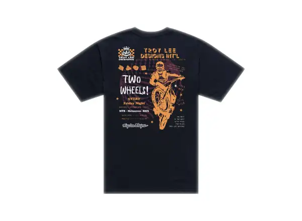 Troy Lee Designs Friday Night Line Herren T-Shirt Kurzarm Black