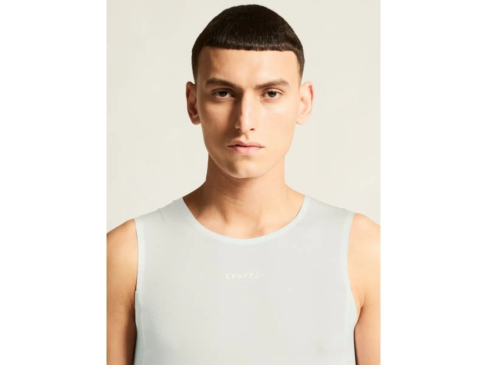 Craft Pro Dry Nanoweight Herren ärmelloses T-Shirt weiß