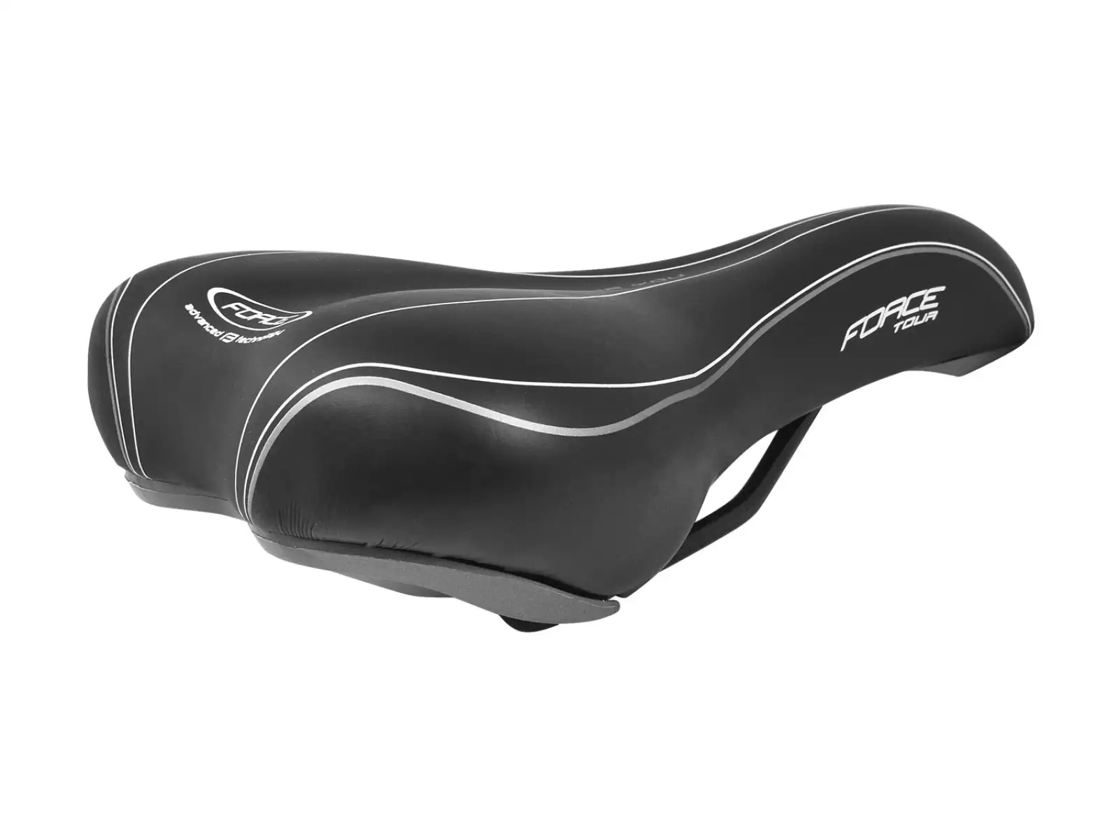Force Tour Wandersattel Schwarz