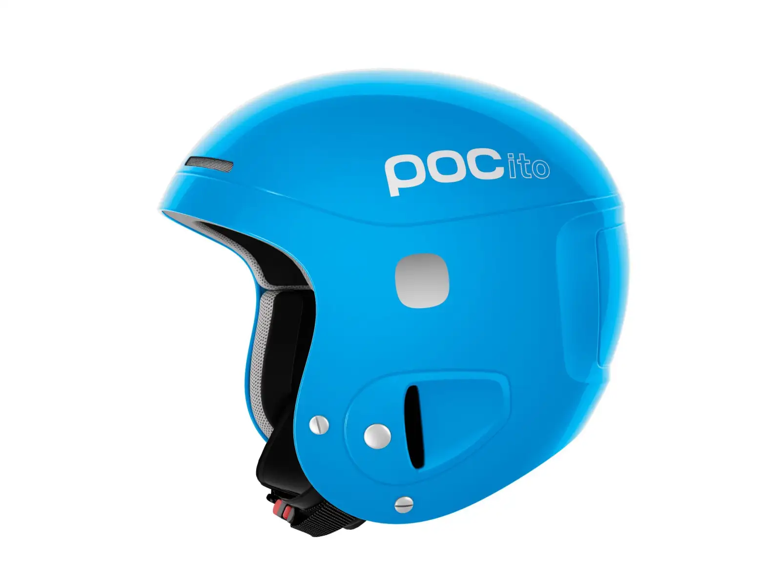POC POCito Skull Kinder Skihelm  fluorescent Blue, verstellbar, Einheitsgröße (51-54 cm)