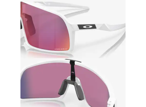 Oakley Sutro S Brille - Matte White/Prizm Road