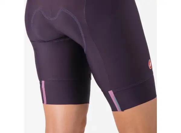 Castelli Prima 2 DT Damen-Trägerhose mit Sitzpolster Dark Night Shade/Deep Purple