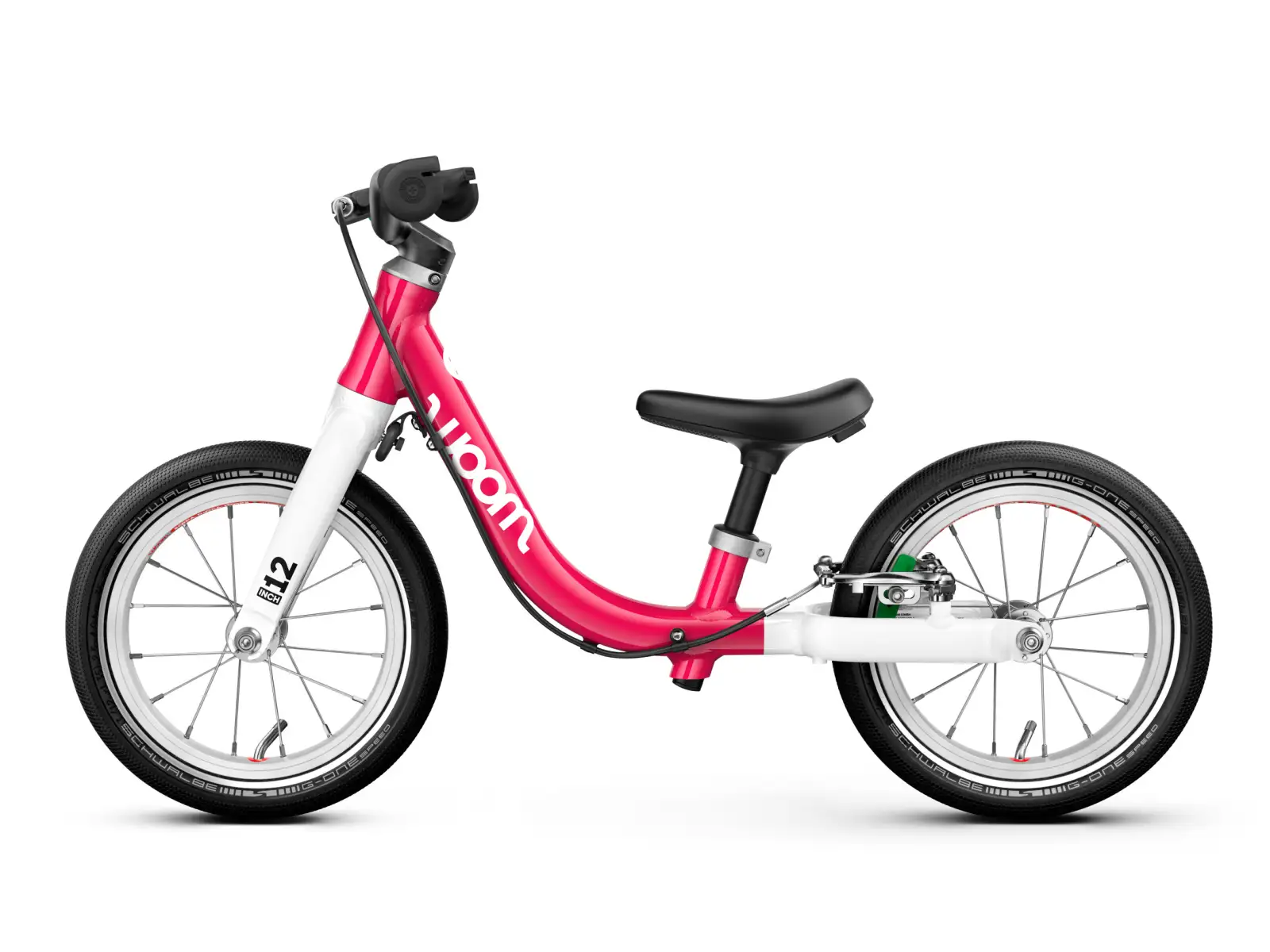 Woom GO 1 Kinderlaufrad 12" Hot Pink