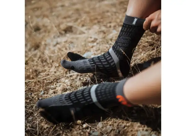 Sidas T-Free Trail Laufsocken Schwarz/Grau