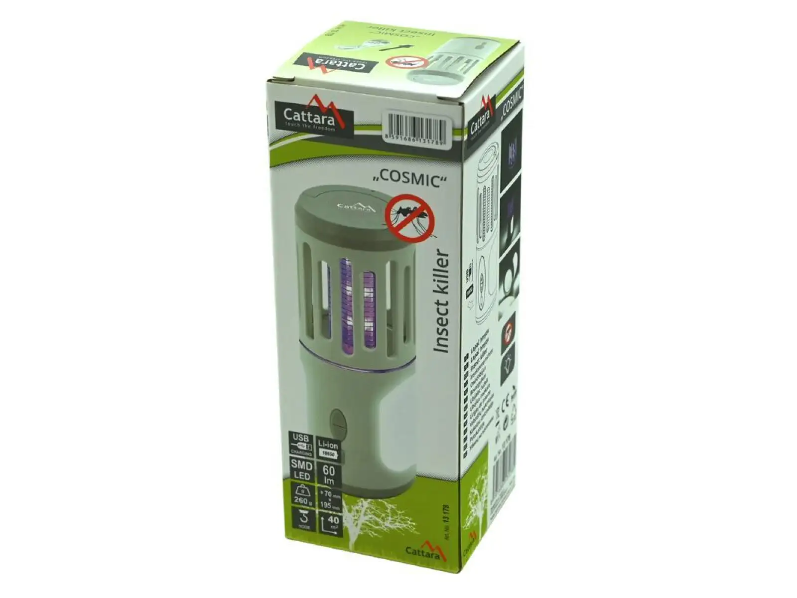 Cattara Cosmic Lampe und Insektenfänger